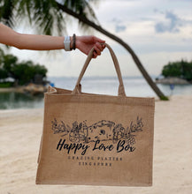 Load image into Gallery viewer, Happy Jute Bag
